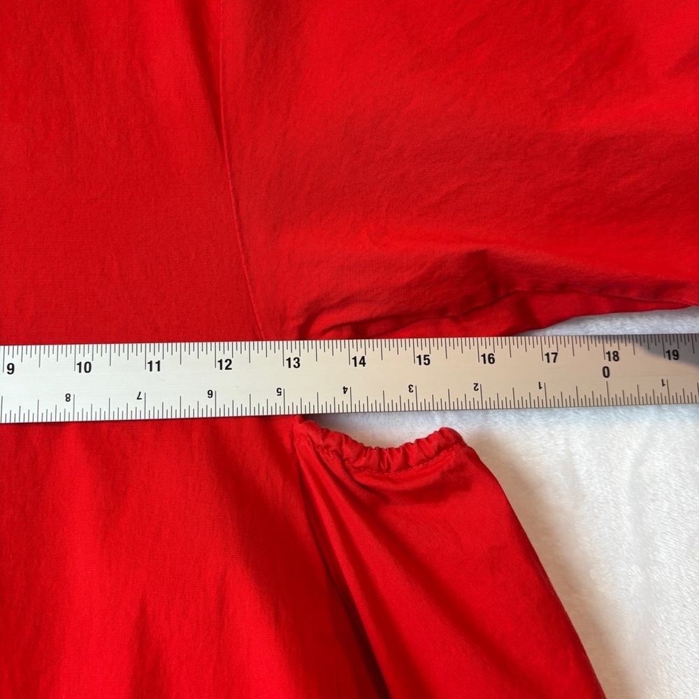Free People womens red bubble dress casual Carmen Tee Midi Dress Size medium - Picture 7 of 15